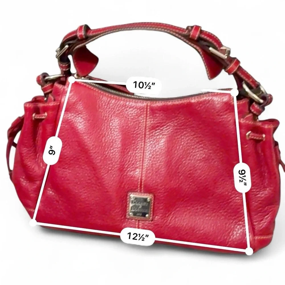 Dooney & Bourke Vibrant Red Shoulder Bag - Picture 6 of 6